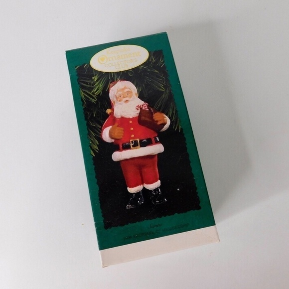 HALLMARK 1996 Vintage Keepsake Ornament Collector’s Club Christmas Santa Member - Picture 8 of 13